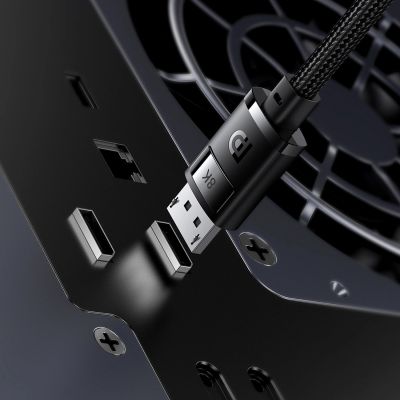 8. Kabel DisplayPort 8K 60Hz 1,5m Baseus High Definition Series - czarny