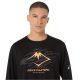 4. ASICS Fujitrail Logo LS Top 2011D391-001 Czarne L