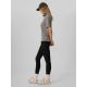 4. T-shirt loose z nadrukiem damski 4F 4FKAW26TTSHF4506-26S