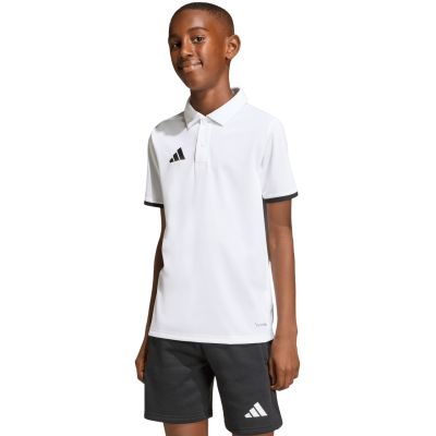 12. Koszulka dla dzieci adidas Entrada 26 Polo biała JZ6624