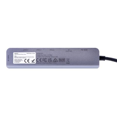 20. UNITEK HUB USB-C 7W1, HDMI 4K, PD 100W, 5GBPS, ALU