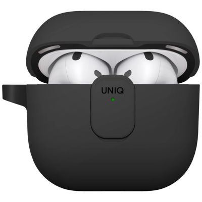 3. Etui UNIQ Clyde Lock Case do AirPods 4  - czarne