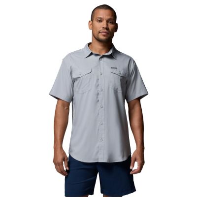 Columbia Utilizer II Solid Short Sleeve Shirt 1577762039 Szare L