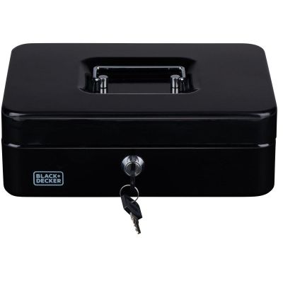 17. KASETKA METALOWA NA PIENIĄDZE DOKUMENTY 25x8,5x18CM BLACK + DECKER