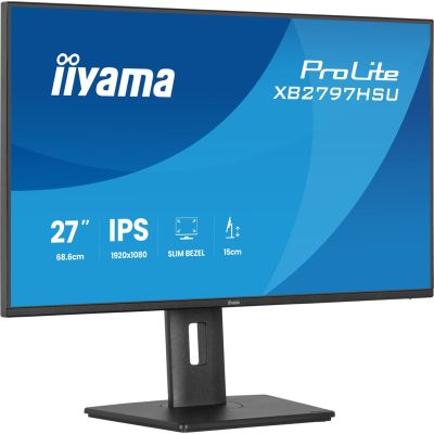 27. iiyama ProLite XB2797HSU-B1 monitor komputerowy 68,6 cm (27") 1920 x 1080 px Full HD LED Czarny