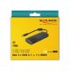 2. DeLOCK 63931 stacja dokująca USB 3.2 Gen 1 (3.1 Gen 1) Type-C Czarny
