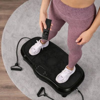 7. Extralink Moonwalk Spin Move Platofrma Wibracyjna do Cwiczen Fitness 200W czarna