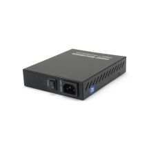 Media konwerter LevelOne GVM-1220 - Ethernet, Fast Ethernet - 10Base-T, 100Base-TX, 1000Base-T, 1000Base-X - RJ-45 / SC jednomodowy - do 20 km - 1310 nm