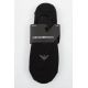 6. Emporio Armani skarpety mikrostopki Calza bawełna czarne 3-Pack