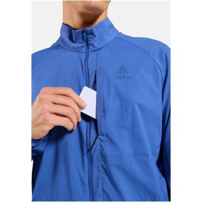 3. Kurtka męska ODLO Jacket ZEROWEIGHT niebieska