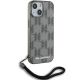 3. Etui Karl Lagerfeld IML Mono KL Pattern & Cord na iPhone 15 / 14 / 13 - czarne