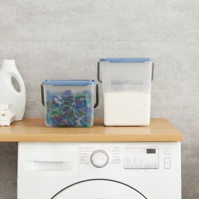 4. ROTHO Pojemnik na detergenty 3kg 4.5L transparentny/biały