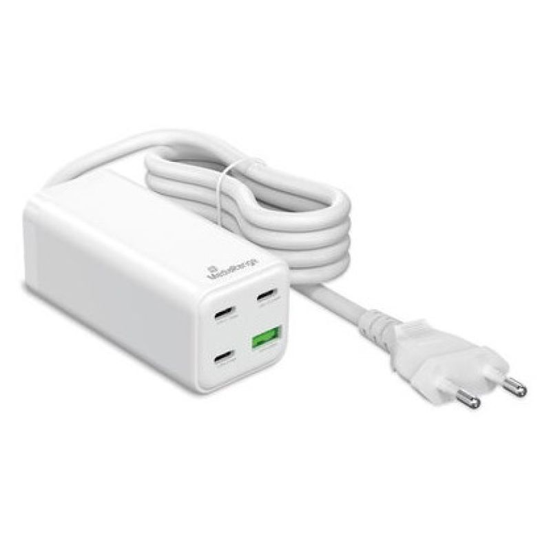 2. MediaRange MRMA124 ładowarka do urządzeń przenośnych Laptop, Smartfon, Tablet Biały Prąd przemienny Szybkie ładowanie Wewnętrzna
