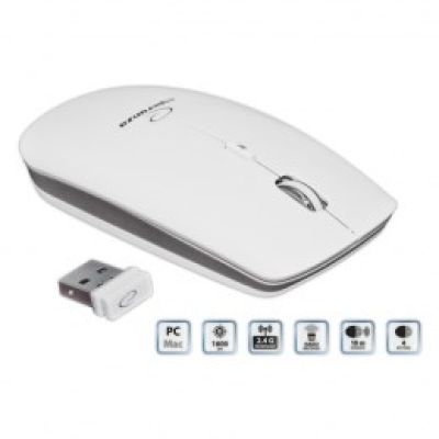 2. Mysz Esperanza EM120W (optyczna; 1600 DPI; kolor biały)