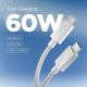 2. Kabel Spigen Essential EB6015CC USB-C 60W 150 cm - biały