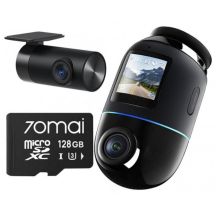 Wideorejestrator 70mai X800 4K Dual Czarna + karta 70mai SD 128GB