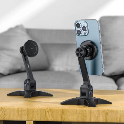 8. Acefast podstawka stojak uchwyt magnetyczny do telefonu czarny (E11)