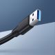 14. Ugreen kabel przewód przedłużacz przejściówka USB 3.0 (żeński) - USB 3.0 (męski) 3 m czarny (US129 30127)