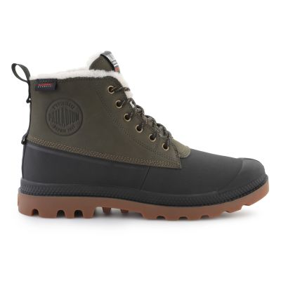 6. Palladium PAMPA DUCK WL WP+ 79547-325 Olive Night