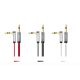 9. Ugreen płaski kabel przewód audio AUX 3,5 mm mini jack 3m srebrny (10728)