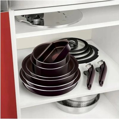 5. Zestaw pokrywek TEFAL Ingenio L9849053 16/18/20 cm
