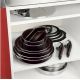5. Zestaw pokrywek TEFAL Ingenio L9849053 16/18/20 cm
