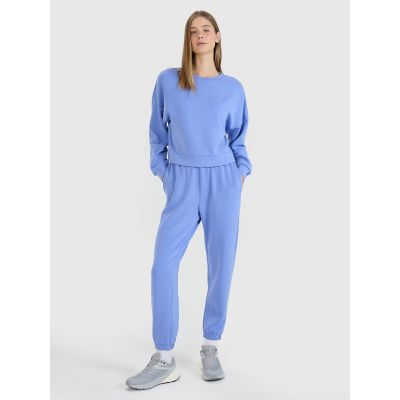 4. Bluza damska dresowa nierozpinana z modalem 4F 4FWSS25TSWSF1576-33S