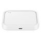 Samsung Flat Induction Pad, Quick Charge 15W (mains charger not included) White