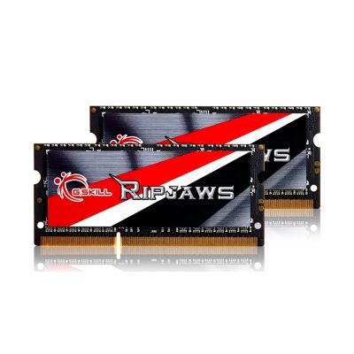 3. Pamięć RAM G.SKILL Ripjaws F3-1600C9D-16GRSL (DDR3 SO-DIMM; 2 x 8 GB; 1600 MHz; CL9)