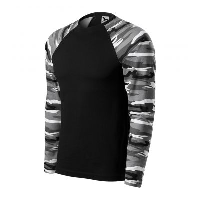 2. Koszulka Malfini Camouflage LS M MLI-16632 camouflage gray