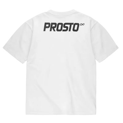 2. Prosto Big Log Infinity T-shirt KL261MTEE1031 Białe L
