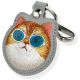 5. Etui Nimmy Glasses Cool Cat na lokalizator - szare