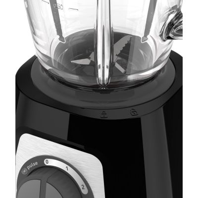6. Blender TEFAL BL438831 BlendForce Tabletop, 800 W, materiał dzbanka: plastik, pojemność dzbanka: 1,25 L, kruszenie lodu, kolor: czarny