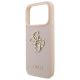 6. Etui Guess Grained Big 4G & Classic Logo na iPhone 17 Pro - różowe