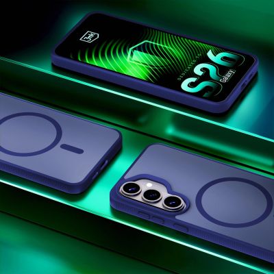 4. Etui 3mk Smoke MagCase na Samsung Galaxy S26+ - granatowe