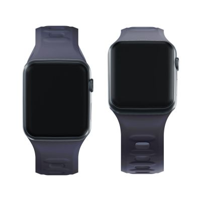 3. Pasek silikonowy 3mk Silicone Watch Strap do Apple Watch 38 / 40 / 41 mm -szary