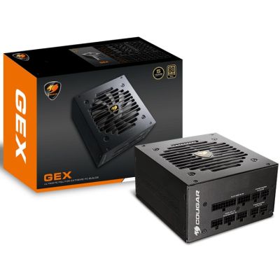 11. Zasilacz COUGAR GEX 850W ATX3.0 / 80 Plus Złoty / Modułowy
