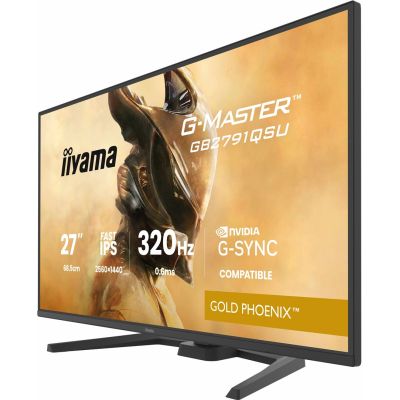 37. iiyama G-MASTER GB2791QSU-B1 monitor komputerowy 68,6 cm (27") 2560 x 1440 px Wide Quad HD Czarny