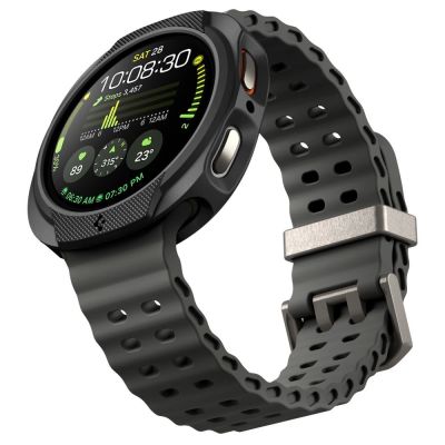 6. Etui Spigen Liquid Air na Samsung Galaxy Watch 8 44 mm - czarny mat