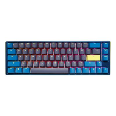 Ducky One 3 SF DayBreak klawiatura Gaming USB Niemiecki Czarny, Niebieski