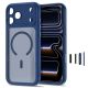 2. Etui Tech-Protect MagPeak MagSafe CC na iPhone 18 Pro Max / 17 Pro Max - granatowe matowe