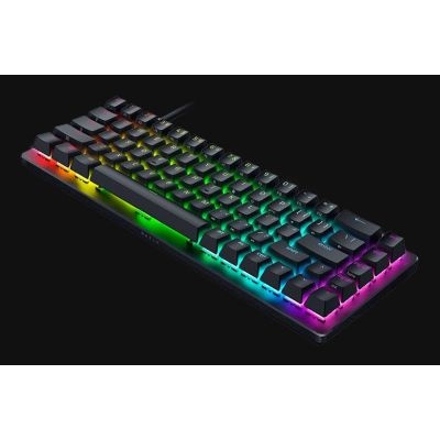 2. Razer Huntsman V3 HE Magnetic Mini 65% 8KHz klawiatura Gaming USB QWERTY Angielski Czarny