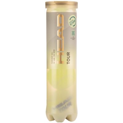 3. Piłki do tenisa ziemnego Head Tour 4szt 570704