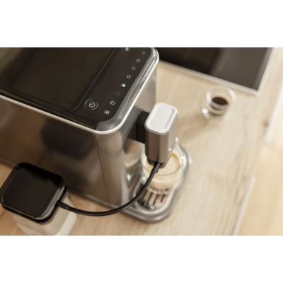 24. Gorenje Ekspres do kawy GFACM20S Ciśnienie pompy 20 bar, Odłączany spieniacz do mleka, Automatyczny, 1350 W, Stal nierdzewna