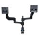 4. Uchwyt do monitorów R-Go Tools R-Go Monitorarm 0"-32" 2TFT Max.9KG Caparo 4 Gasfeder sidabrinis
