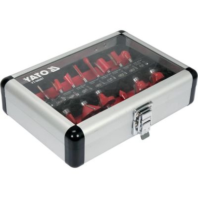 4. Yato YT-68007 frezy Zestaw bitów 15 szt.