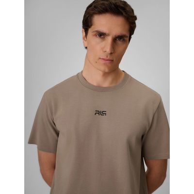 6. T-shirt regular gładki męski 4F | Robert Lewandowski RL9KSS26TTSHM3937-83S