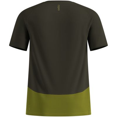 4. Koszulka z krótkim rękawem męska ODLO T-shirt crew neck s/s X-ALP TRAIL zielona