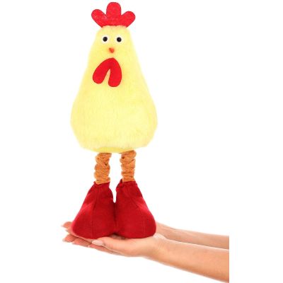 7. KURA NA TELESKOPACH 40-48CM DEKORACJA WIOSENNA