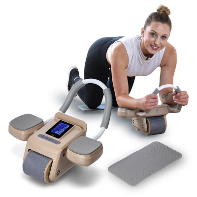 2. Automatyczne koło do ćwiczeń mięśni brzucha KA08 z wyświetlaczem LCD i ładowaniem HMS